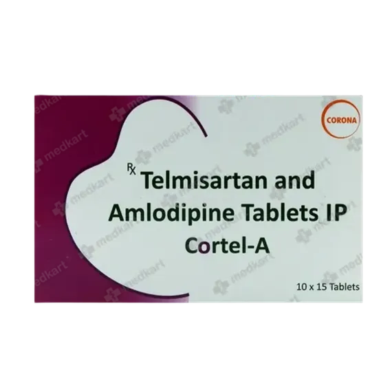 cortel a 5/40mg tablet 15's